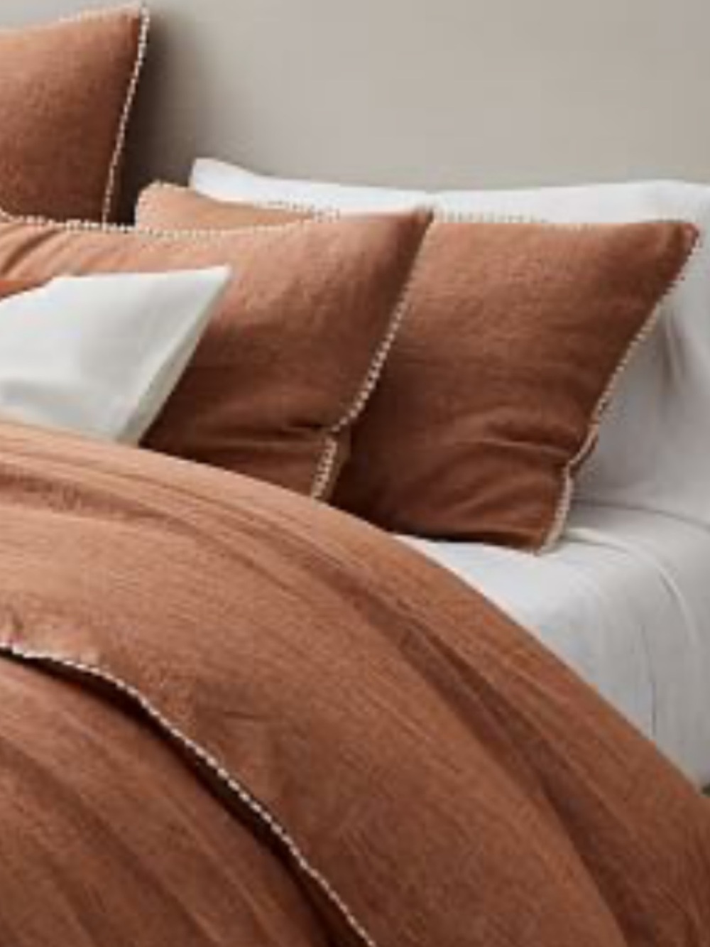 West Elm Linen Pom Pom Pillow Sham (1)
